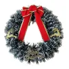 The Christmas wreath is hand-woven with pinecone balls to decorate the storefront wall, creating a festive atmosphere Item Picture